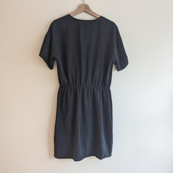 & Other Stories - Twist Front Dress - Navy - 12 - Picture 2 of 4